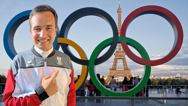 Tyrolean Olympic chaplain Johannes Lackner is looking forward to his task at the Games, for which he is happy to give up his vacation. (Bild: AP ( via APA) Austria Presse Agentur/eds/David Pernkopf, Krone Kreativ)