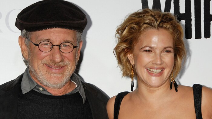Stephen Spielberg und Drew Barrymore