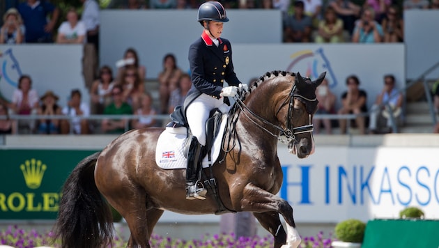 Das Skandal-Video von Charlotte Dujardin schlägt weiter hohe Wellen. (Bild: AFP/AFP PHOTO/DPA/Rolf Vennenbernd )