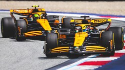 Das McLaren-Duo Oscar Piastri und Lando Norris (Bild: GEPA)