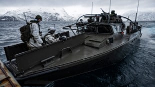 Ein finnisches Patrouillenboot konnte keinen Kontakt aufnehmen. (Bild: AFP/Jonathan NACKSTRAND)