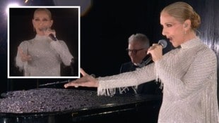 Céline Dion hat die Eröffnung der Olympischen Spiele in Paris mit ihrem Comeback gekrönt! (Bild: twitter.com/Olympics)