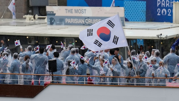 The South Korean delegation (Bild: AP/Ariana Cubillos)