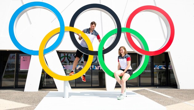 Martin Strempfl and Nadine Ungerank (Bild: GEPA)