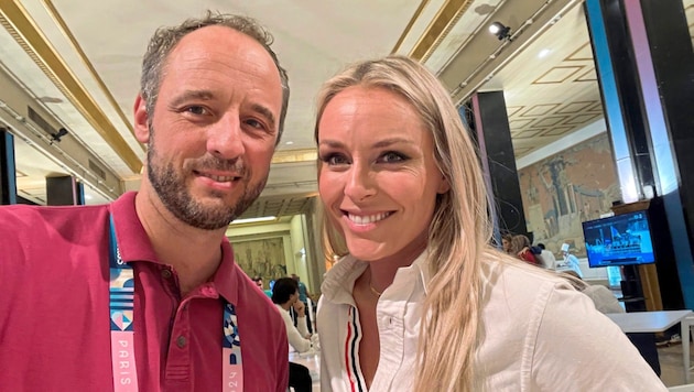 "Krone" reporter Gröger mingled with the VIPs - and met Lindsey Vonn. (Bild: FlorianGröger)