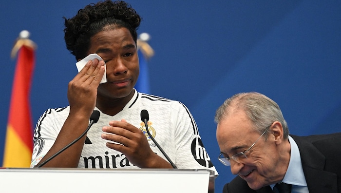 Große Emotionen bei Endricks Ankunft in Madrid