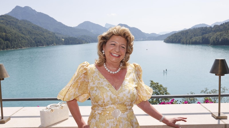 Aldi heiress Babette Albrecht dropped by the Schloss Hotel Fuschl for a good cause. (Bild: Tschepp Markus)