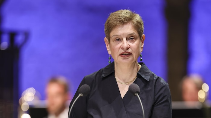 Nina Chruschtschowa hielt die Festrede zur Eröffnung am Freitag.