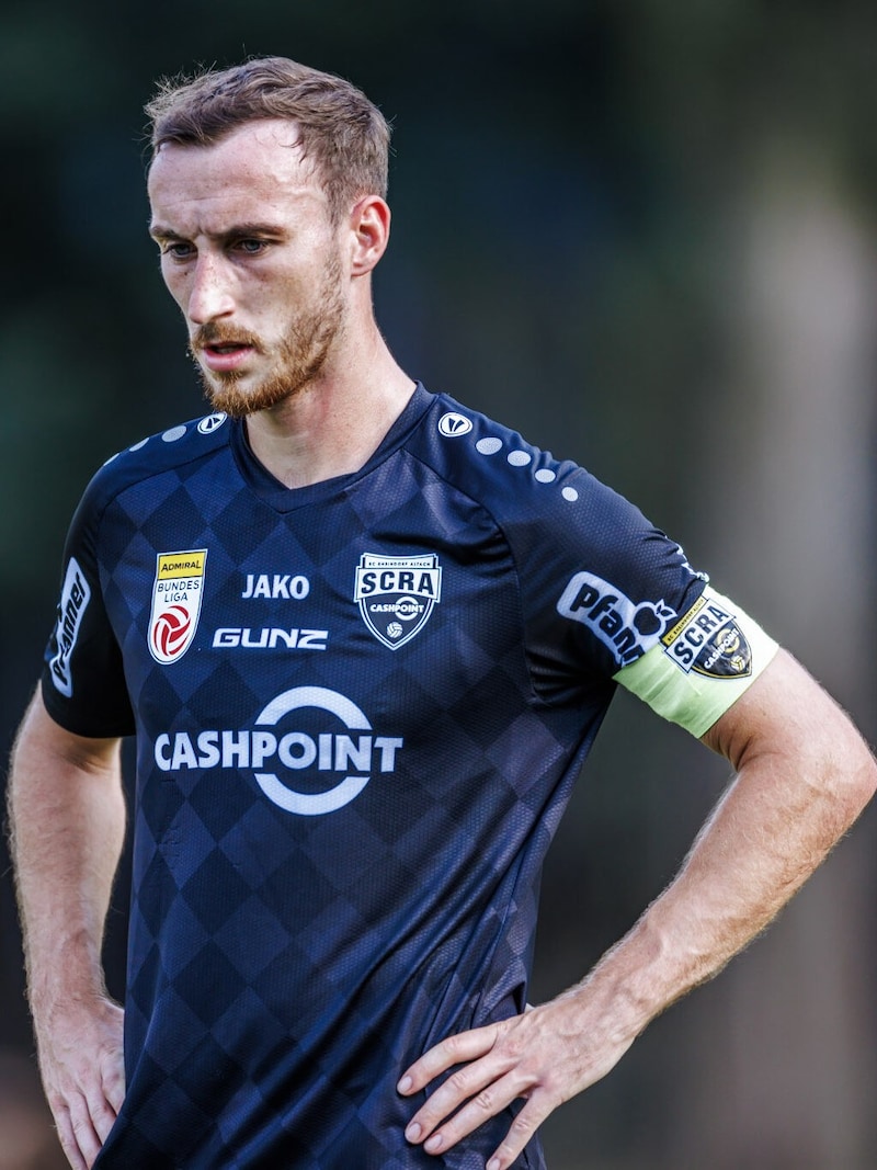 Mike Bähre was stunned after the goal (Bild: Selina Meier Fotografie)