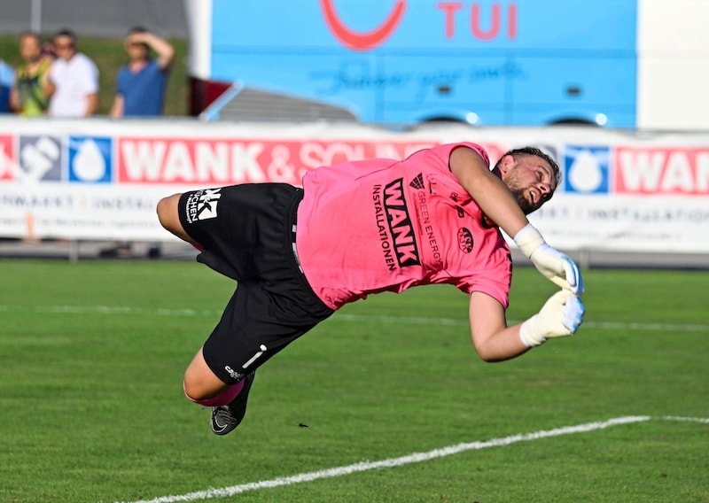 Goalie Sadmir Masic musste alle sechseinhalb Minuten hinter sich greifen. (Bild: Sobe Hermann/Sobe)