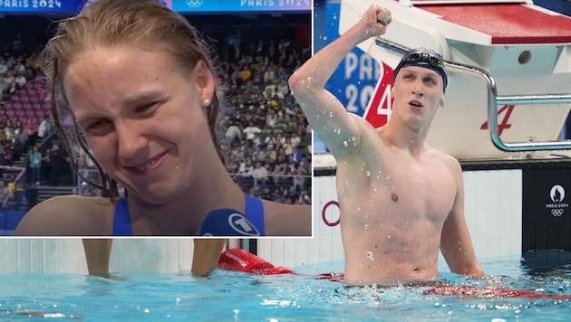 Nach dem Triumph von Lukas Märtens flossen auch bei Ex-Freundin Isabel Gose die Tränen.