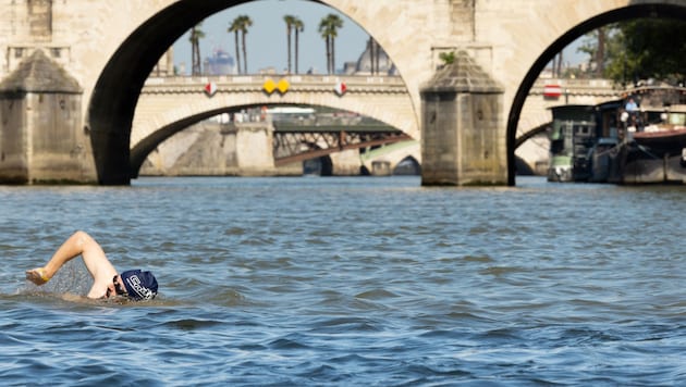 Poor water quality in the Seine (Bild: AFP or licensors)