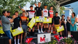 Lokalmatador Daniel Geismayr (Mitte) war im Montafon eine Klasse für sich.