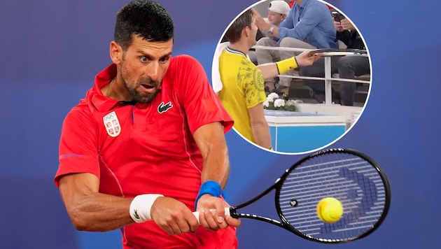 Novak Djokovic ließ Matthew Ebden keine Chance und übte anschließend Kritik an der Gegner-Auswahl. (Bild: Copyright 2024 The Associated Press. All rights reserved)