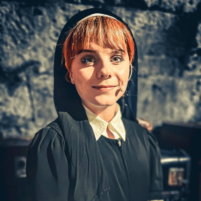 The young Carolin Waltsgott.