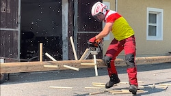 Mathias Morgenstern kennt sich aus, wenn es um die Themen Kettensäge und Waldarbeit geht. 