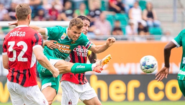 Matthias Seidl is leading Rapid as captain this year - and is looking forward to the league opener against Sturm. (Bild: GEPA/GEPA pictures)