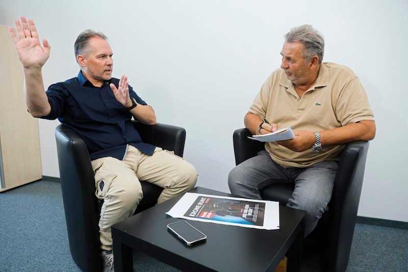 Brigadier Albrecht erklärte im Gespräch mit der „Krone“, wie er die Wiener Elitetruppe auf Vordermann brachte. (Bild: Holl Reinhard/Reinhard Holl)