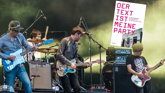 Tocotronic at a concert in the recent past - they are still the "poser boys" of the broadly defined Hamburg school. (Bild: Krone KREATIV/Ventil Verlag, Tocotronic)