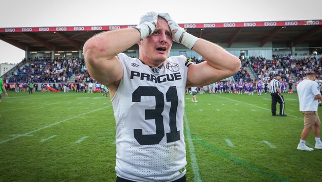 Stunned joy for one of the Prague winners (Bild: GEPA pictures)