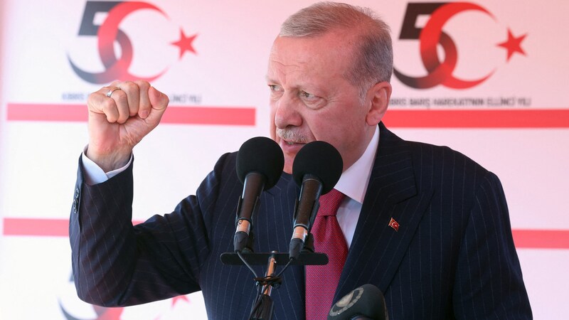 Türken-Präsident Erdogan wettert oft gegen die Kurden (Bild: AFP)