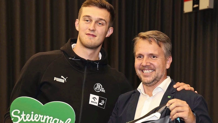 Österreichs Team-Kapitän Niko Bilyk kommt mit Kiel wieder in die Grüne Mark.