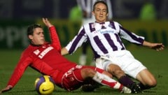 Im Mai 2005 feierte Zlatko Junuzovic (li.) für den GAK mit gerade einmal 17 Jahren sein Debüt in der Bundesliga. (Bild: GEPA pictures)