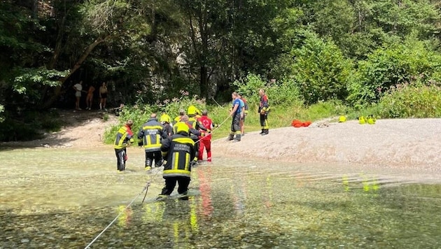 Der Schwerverletzte wurde anschließend von den Rettungskräften ins Krankenhaus gebracht. (Bild: Feuerwehr Reichenau)