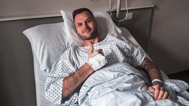 Matthias Maak already had to go under the knife in 2023, when he underwent surgery on his intervertebral discs. (Bild: Austria Lustenau)