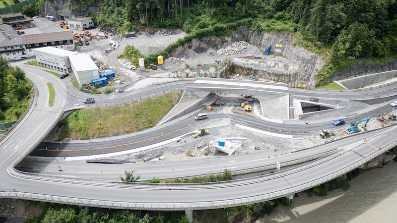 The Feldkirch "tunnel spider" (Bild: Greenpeace/Mitja Kobal)