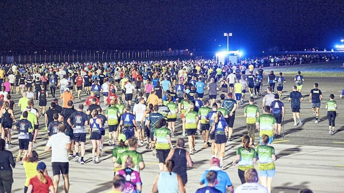 The Nightrun was a success at Linz Airport.