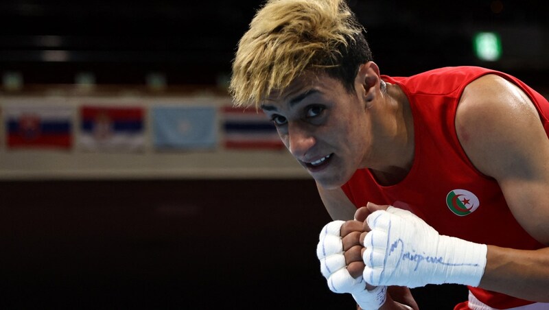 Imane Khelif at the 2021 Olympic Games. Two years later, she was banned from the World Championships, but this year she is allowed to box again in Paris. (Bild: AFP/APA/POOL/Buda Mendes)