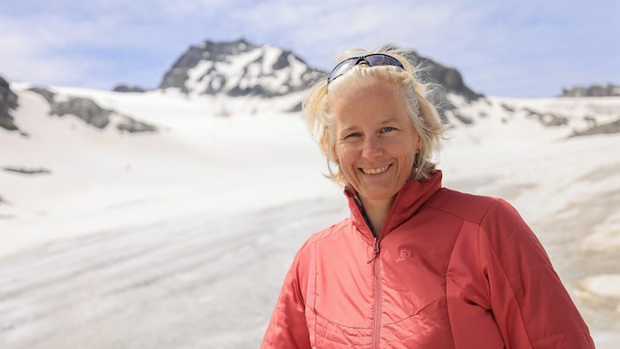 Andrea Fischer in ihrem „Element“.