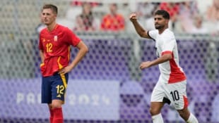 Ägypten jubelt gegen Spanien.