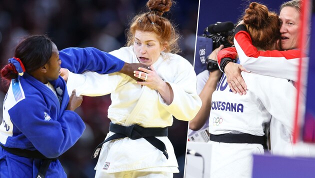 Lubjana Piovesana (white judo suit) took fifth place. (Bild: GEPA)