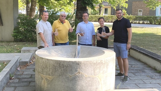 Some representatives of the KLAR! region at preliminary talks for the 13 municipalities of the ...