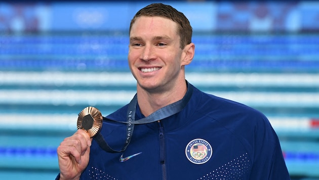 Ryan Murphy won the bronze medal in the 100 meter backstroke. (Bild: AFP/APA/Jonathan NACKSTRAND)