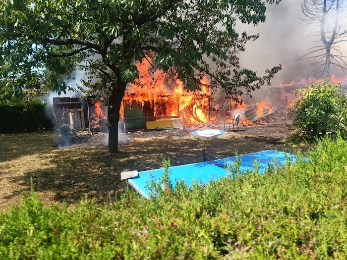 Einfamilienhaus in Strasshof an der Nordbahn stand in Flammen.