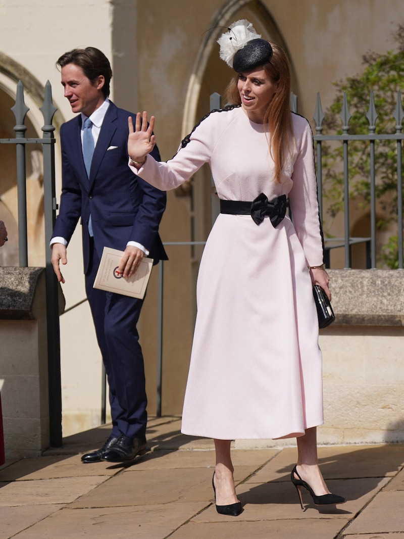 Prinzessin Beatrice und Edoardo Mapelli Mozzi (Bild: APA Pool/Yui Mok / POOL / AFP)