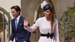 Edoardo Mapelli Mozzi  und Prinzessin Beatrice (Bild: APA/Yui Mok / POOL / AFP)