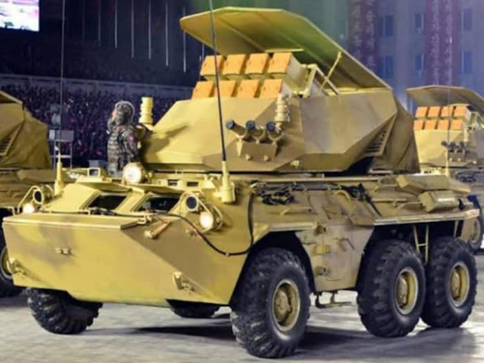 Die Raketen von Bulsae-4 haben eine Einsatzreichweite von bis zu zehn Kilometern.