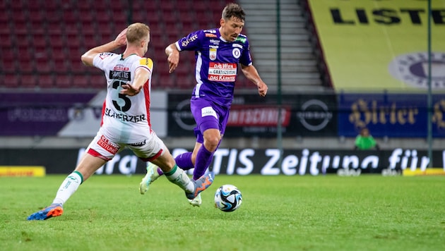 Am Samstag kreuzen Scherzer (WAC) und Wernitznig (Austria) zum Bundesliga-Start die Klingen.  (Bild: GEPA pictures)