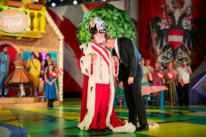 „Kaiser“ Martin Weinek und „Leopold“ Martin Bermoser