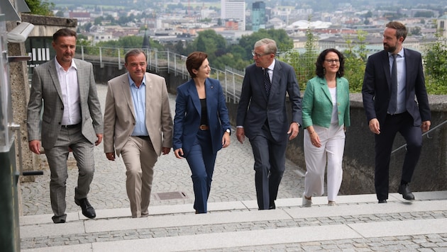 Die Salzburger Landesregierung erhöht sich die Gehälter. (Bild: Tröster Andreas)