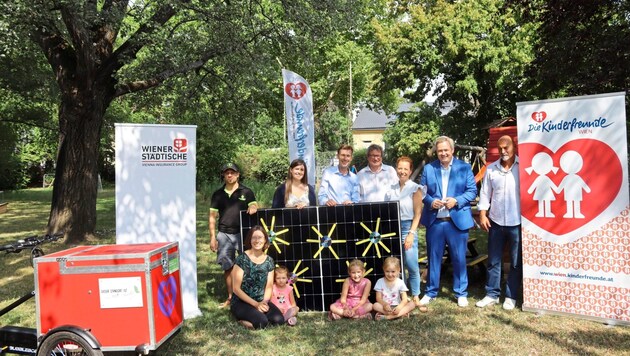 The kindergarten in Maschlgasse supplies itself and other groups with electricity. Another two locations are to follow. (Bild: Kinderfreunde)