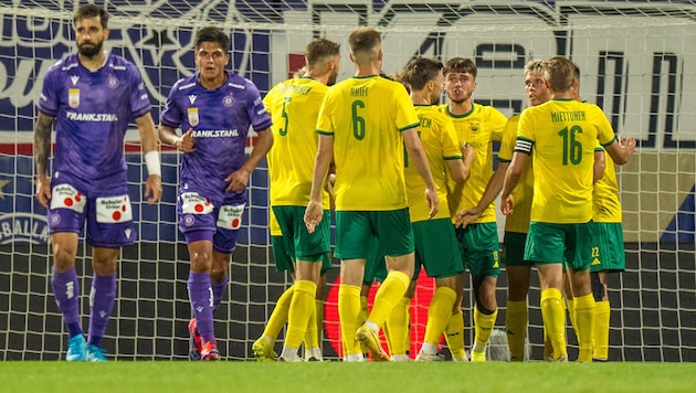 Die Austria war gegen die Finnen dreimal auf Aufstiegskurs. (Bild: GEPA pictures)