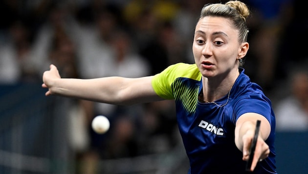 Sofia Polcanova fails in the quarter-finals. (Bild: AFP/APA/WANG Zhao)