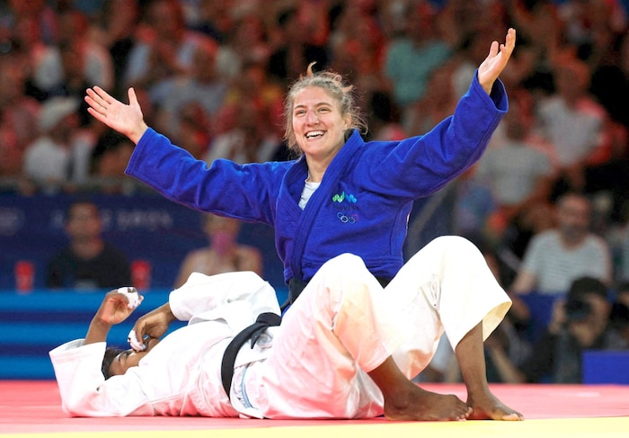 Krallte sich im Finale gegen die Mexikanerin Prisca Alcaraz die Goldmedaille: Leski.
