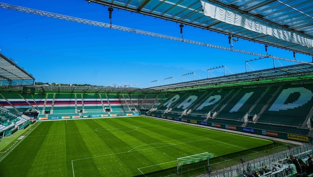 The most beautiful pitch in Austria: Rapids Allianz Stadium (Bild: GEPA/GEPA pictures)