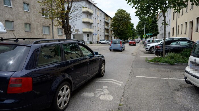 Austraße in Krems is particularly busy at peak times